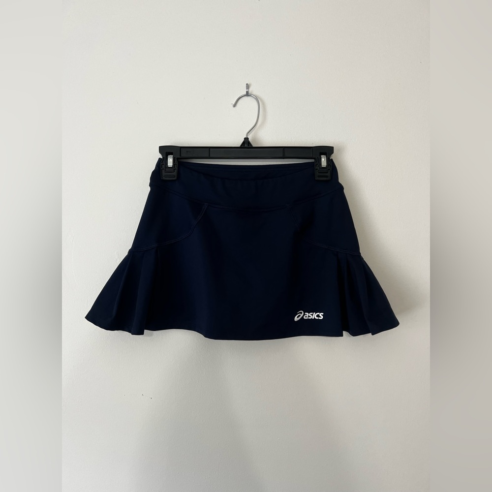 Navy AND Red ASICS Tennis Skirt WITH built in spandex AND pockets
